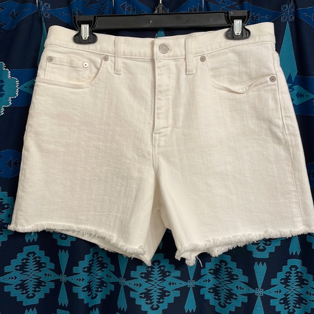 MADEWELL High Rise Cutoff Denim Shorts